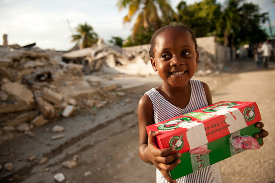 If you have ever received a shoebox gift please share that story with us.